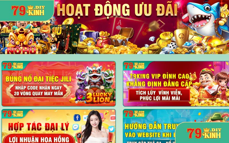 Những chương trình khuyến mãi 79KINH thường thấy